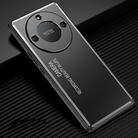 For Honor X40 Frosted Metal Phone Case(Black) - 1