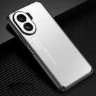 For Honor X40i Frosted Metal Phone Case(Silver) - 1