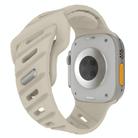 For Apple Watch 42mm / 41mm / 40mm / 38mm Slanted Hole Silicone Watch Band(Starlight) - 2