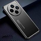 For vivo X200s Frosted Metal Phone Case(Black) - 1