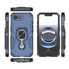 For iPhone 16e Metal Kickstand TPU Hybrid PC Phone Case(Blue) - 3