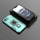 For iPhone 16e Metal Kickstand TPU Hybrid PC Phone Case(Green) - 2