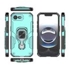 For iPhone 16e Metal Kickstand TPU Hybrid PC Phone Case(Green) - 3