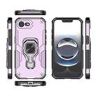 For iPhone 16e Metal Kickstand TPU Hybrid PC Phone Case(Purple) - 3