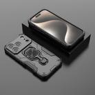 For iPhone 17 Pro Metal Kickstand TPU Hybrid PC Phone Case(Black) - 2