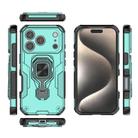 For iPhone 17 Pro Metal Kickstand TPU Hybrid PC Phone Case(Green) - 3