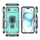 For iPhone 17 Air Metal Kickstand TPU Hybrid PC Phone Case(Green) - 3