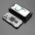 For iPhone 17 Metal Kickstand TPU Hybrid PC Phone Case(Grey) - 2