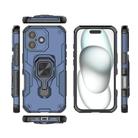For iPhone 17 Metal Kickstand TPU Hybrid PC Phone Case(Blue) - 3