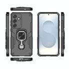 For Samsung Galaxy S25 5G Metal Kickstand TPU Hybrid PC Phone Case(Black) - 3