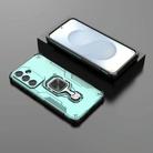 For Samsung Galaxy S25 5G Metal Kickstand TPU Hybrid PC Phone Case(Green) - 2