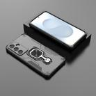 For Samsung Galaxy S25+ 5G Metal Kickstand TPU Hybrid PC Phone Case(Black) - 2