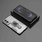 For Samsung Galaxy S25 Edge 5G Metal Kickstand TPU Hybrid PC Phone Case(Grey) - 2