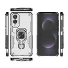 For Samsung Galaxy S25 Edge 5G Metal Kickstand TPU Hybrid PC Phone Case(Grey) - 3