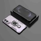 For Samsung Galaxy S25 Edge 5G Metal Kickstand TPU Hybrid PC Phone Case(Purple) - 2