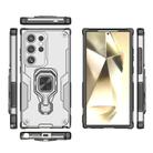 For Samsung Galaxy S24 Ultra 5G Metal Kickstand TPU Hybrid PC Phone Case(Grey) - 3