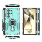 For Samsung Galaxy S24 Ultra 5G Metal Kickstand TPU Hybrid PC Phone Case(Green) - 3
