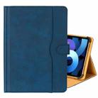 7-8 inch Two-Color Cowhide Leather Tablet Case(Dark Blue) - 1