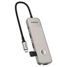MOMAX DH19L 1-Link 9 in 1 Type-C Multifunctional HUB Adapter Docking Station(Titanium Gold) - 1