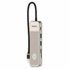 MOMAX DH19L 1-Link 9 in 1 Type-C Multifunctional HUB Adapter Docking Station(Titanium Gold) - 2