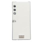 For Honor V Purse Transparent Edge Litchi Texture Phone Case(White) - 1