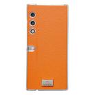 For Honor V Purse Transparent Edge Litchi Texture Phone Case(Orange) - 1