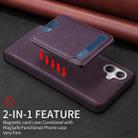 For Samsung Galaxy A06 4G BETOPNICE Vertical Flip Detachable MagSafe Wallet Phone Case(Purple) - 3