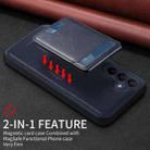 For Samsung Galaxy A15 5G BETOPNICE Vertical Flip Detachable MagSafe Wallet Phone Case(Blue) - 3
