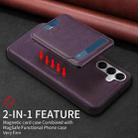 For Samsung Galaxy A16 5G BETOPNICE Vertical Flip Detachable MagSafe Wallet Phone Case(Purple) - 3