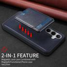 For Samsung Galaxy A55 5G BETOPNICE Vertical Flip Detachable MagSafe Wallet Phone Case(Blue) - 3
