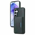 For Samsung Galaxy A55 5G BETOPNICE Horizontal Flip Detachable MagSafe Wallet Phone Case(Green) - 1
