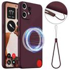 For Nothing CMF Phone 2 Pro Shockproof Silicone Magsafe Phone Case(Plum Color) - 1