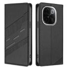 For vivo iQOO Z9s Pro 5G India Embossed Multi-functional Wallet Retro Leather Phone Case(Black) - 2