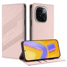 For vivo iQOO Z9s Pro 5G India Embossed Multi-functional Wallet Retro Leather Phone Case(Pink) - 1