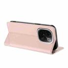For vivo iQOO Z9s Pro 5G India Embossed Multi-functional Wallet Retro Leather Phone Case(Pink) - 3