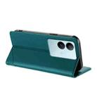 For vivo S17 / V29 5G Global Embossed Multi-functional Wallet Retro Leather Phone Case(Dark Green) - 3