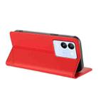 For vivo V29e 5G / Y200 5G Global Embossed Multi-functional Wallet Retro Leather Phone Case(Red) - 3