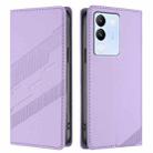 For vivo V29e 5G / Y200 5G Global Embossed Multi-functional Wallet Retro Leather Phone Case(Light Purple) - 2