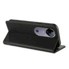 For vivo V40 5G Global Embossed Multi-functional Wallet Retro Leather Phone Case(Black) - 3