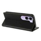 For vivo V40 Lite 5G Global Embossed Multi-functional Wallet Retro Leather Phone Case(Black) - 3