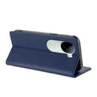 For vivo V40e 5G India / iQOO Z9s 5G Embossed Multi-functional Wallet Retro Leather Phone Case(Dark Blue) - 3