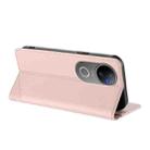 For vivo V50 5G Global Embossed Multi-functional Wallet Retro Leather Phone Case(Pink) - 3