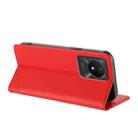 For vivo Y02A 4G / Y02 4G / Y11 2023 Embossed Multi-functional Wallet Retro Leather Phone Case(Red) - 3
