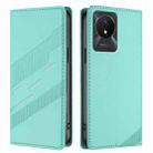 For vivo Y02A 4G / Y02 4G / Y11 2023 Embossed Multi-functional Wallet Retro Leather Phone Case(Mint Green) - 2