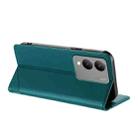 For vivo Y17s 4G Global Embossed Multi-functional Wallet Retro Leather Phone Case(Dark Green) - 3