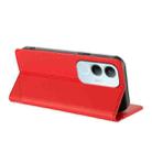 For vivo Y19s 4G Global Embossed Multi-functional Wallet Retro Leather Phone Case(Red) - 3