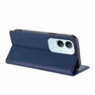 For vivo Y19s 4G Global Embossed Multi-functional Wallet Retro Leather Phone Case(Dark Blue) - 3