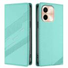 For vivo Y28 4G Global Embossed Multi-functional Wallet Retro Leather Phone Case(Mint Green) - 2