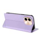 For vivo Y28 4G Global Embossed Multi-functional Wallet Retro Leather Phone Case(Light Purple) - 3