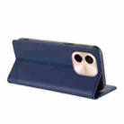 For vivo Y28 4G Global Embossed Multi-functional Wallet Retro Leather Phone Case(Dark Blue) - 3